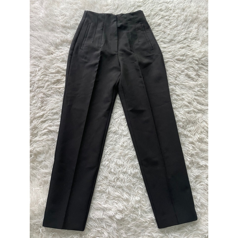 ZARA High Waisted Pleated Front Tailored Trouser